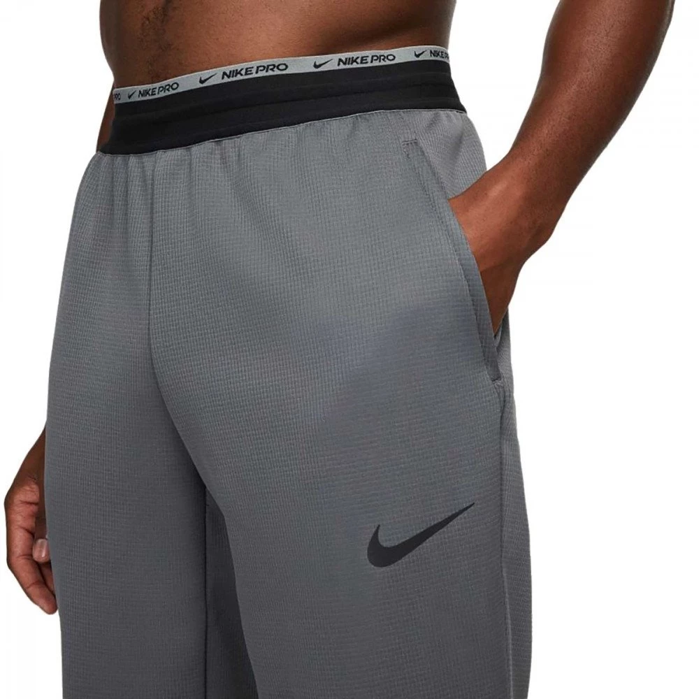 PANTALONI NIKE PRO THERMA-FIT Grigio 3 PANTALONI NIKE PRO THERMA-FIT Grigio - immagine 3