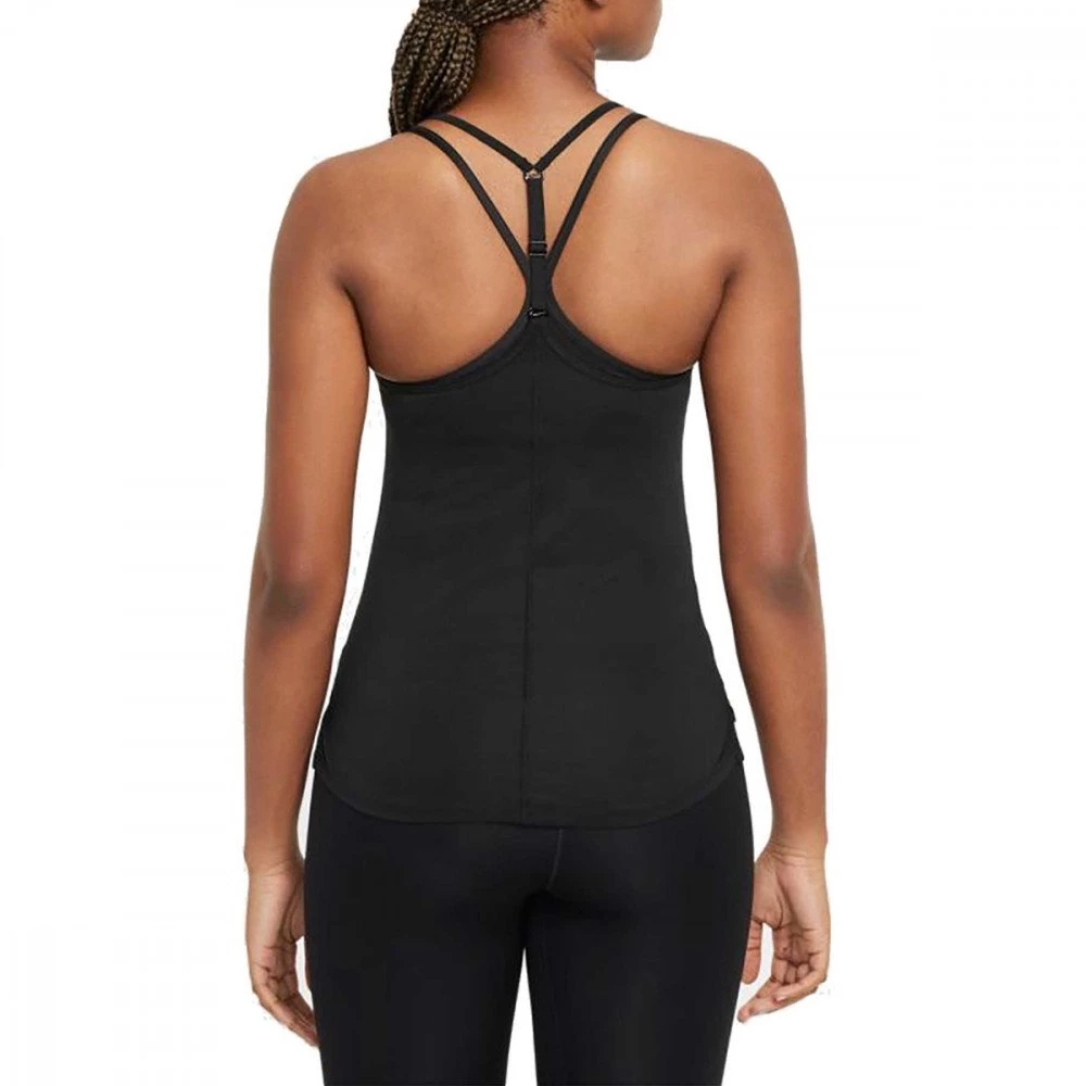 NIKE CANOTTA DRI-FIT ONE ELASTIKA DONNA Nero 2 NIKE CANOTTA DRI-FIT ONE ELASTIKA DONNA Nero - immagine 2