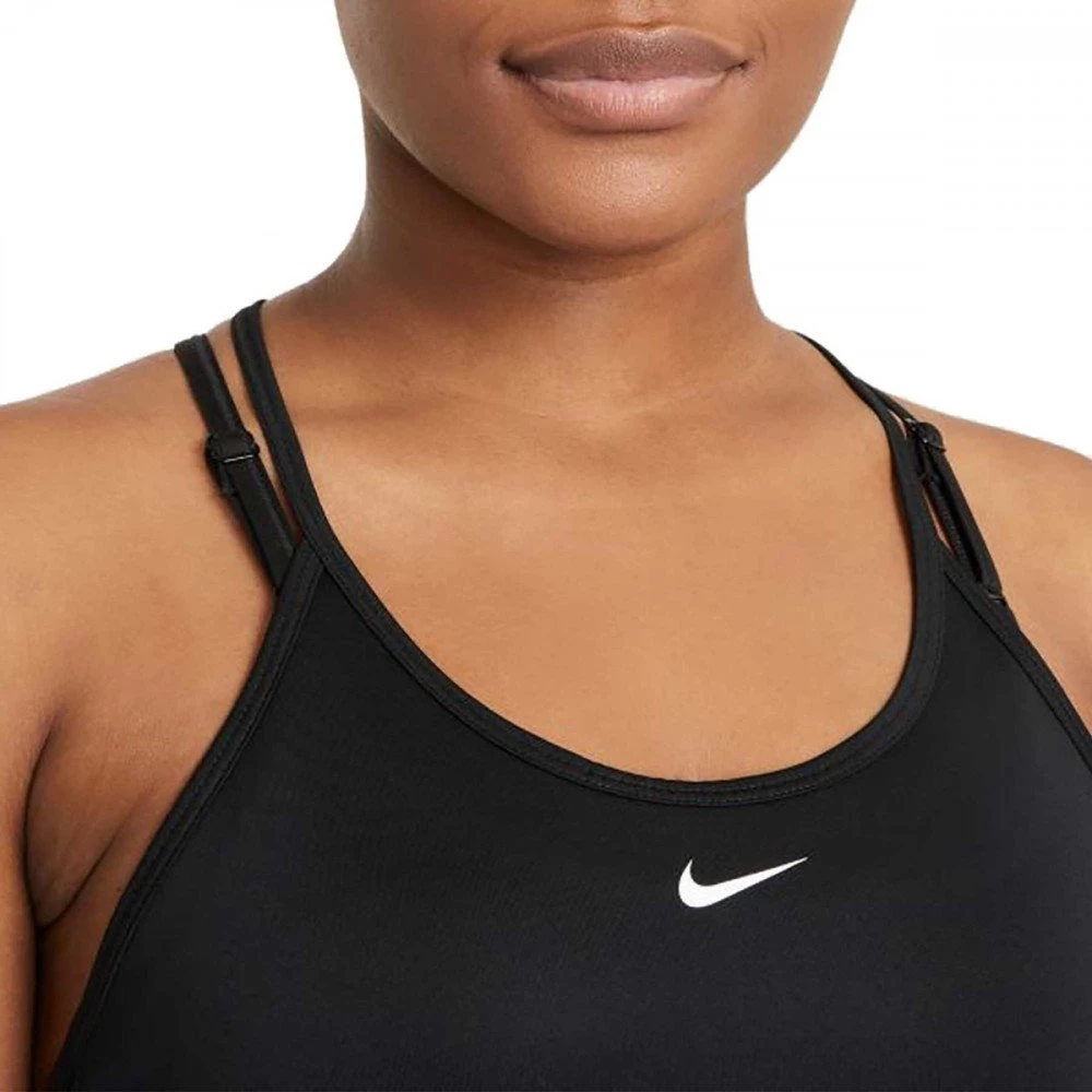 NIKE CANOTTA DRI-FIT ONE ELASTIKA DONNA Nero 3 NIKE CANOTTA DRI-FIT ONE ELASTIKA DONNA Nero - immagine 3