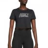 NIKE T-SHIRT CROP DRI-FIT ONE DONNA Nero