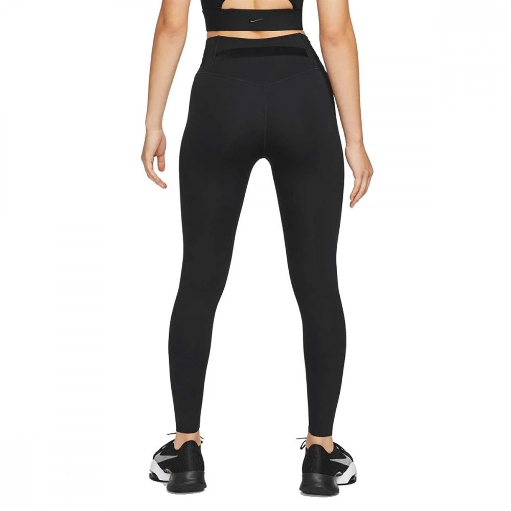 NIKE LEGGINGS ONE LUXE BUCKLE DONNA Nero 2 NIKE LEGGINGS ONE LUXE BUCKLE DONNA Nero - immagine 2