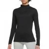 NIKE MAGLIA MANICA LUNGA YOGA LUXE DONNA Nero