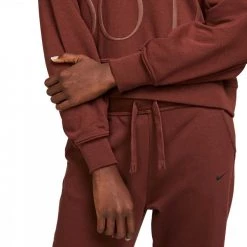 NIKE FELPA GIROCOLLO DRI-FIT GET FIT DONNA Marrone -Negozio online TRAINING E PALESTRA Italia 2022 nike dd6130 felpa girocollo dri fit get fit donna abbigliamento training e palestra donna 043969201 273 3