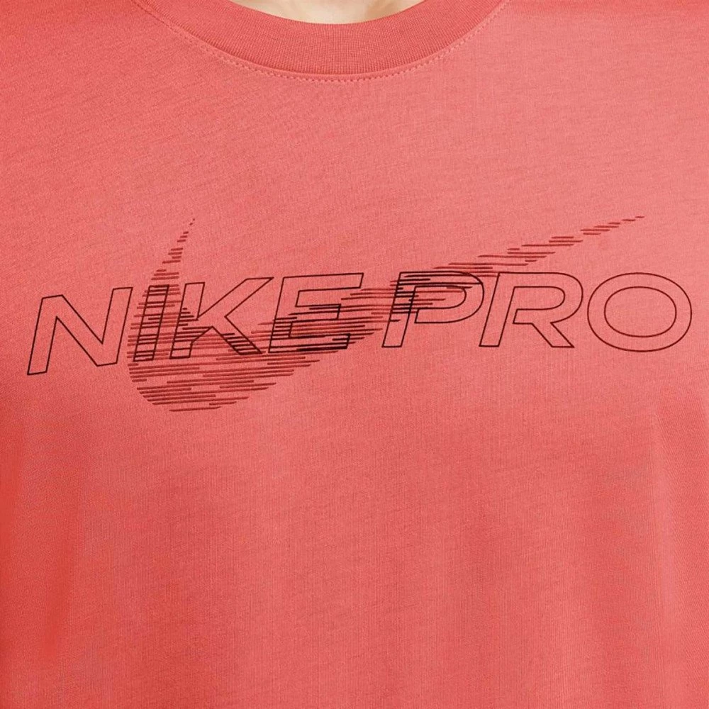 T-SHIRT NIKE PRO DRI-FIT GRAPHIC Rosso 3 T-SHIRT NIKE PRO DRI-FIT GRAPHIC Rosso - immagine 3
