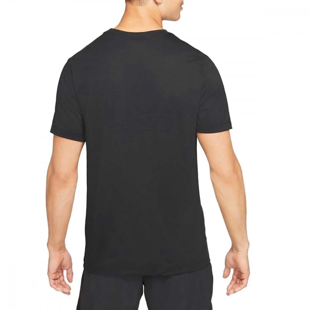 NIKE T-SHIRT DRI-FIT YOGA GRAPHIC Nero 2 NIKE T-SHIRT DRI-FIT YOGA GRAPHIC Nero - immagine 2