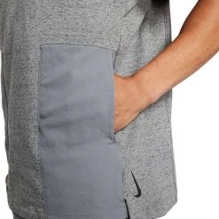 NIKE T-SHIRT DRI-FIT STATEMENT YOGA Grigio -Negozio online TRAINING E PALESTRA Italia 2022 nike dh1927 t shirt dri fit statement yoga abbigliamento training e palestra uomo 043316701 063 3