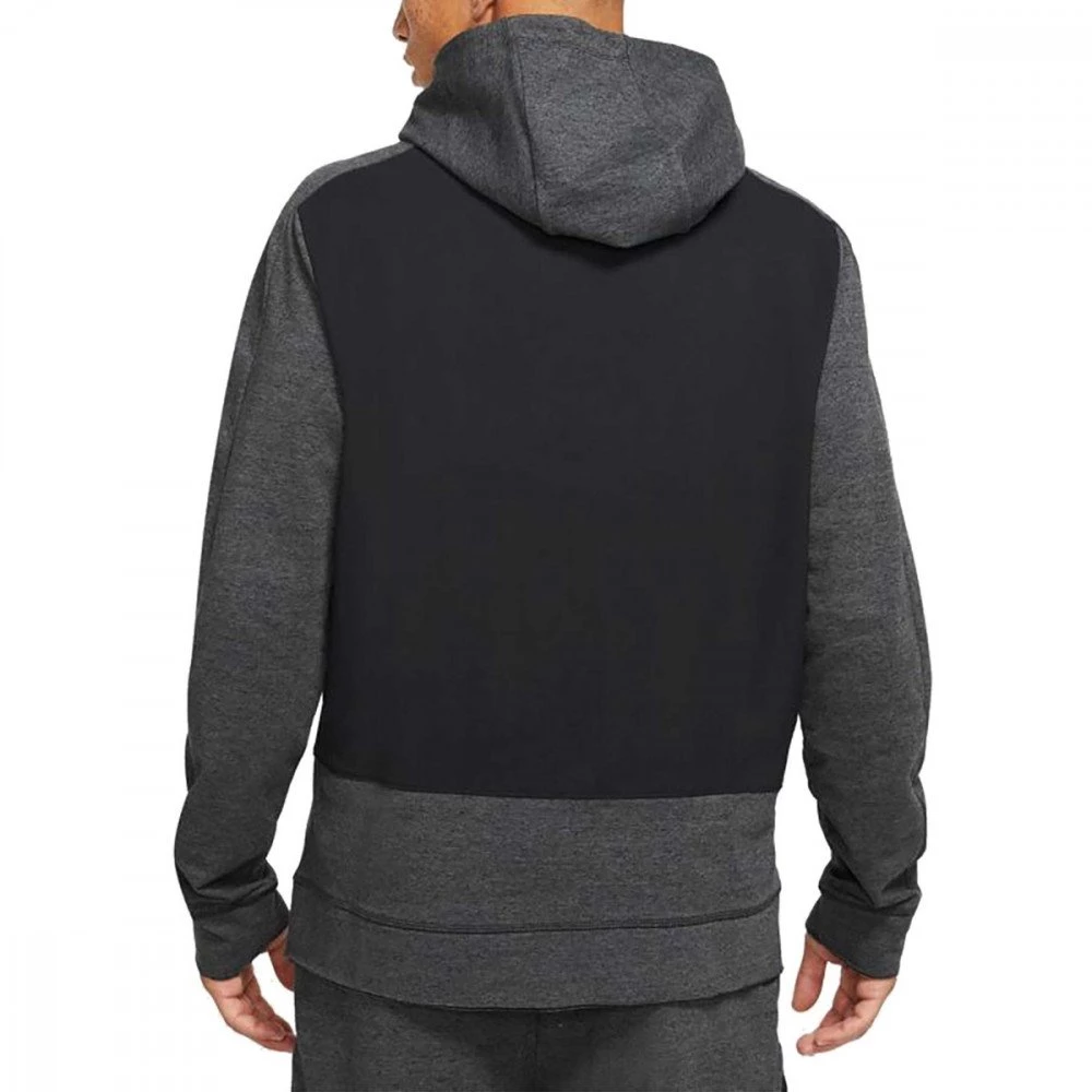 NIKE FELPA CON CAPPUCCIO DRI-FIT STATEMENT YOGA Grigio 2 NIKE FELPA CON CAPPUCCIO DRI-FIT STATEMENT YOGA Grigio - immagine 2