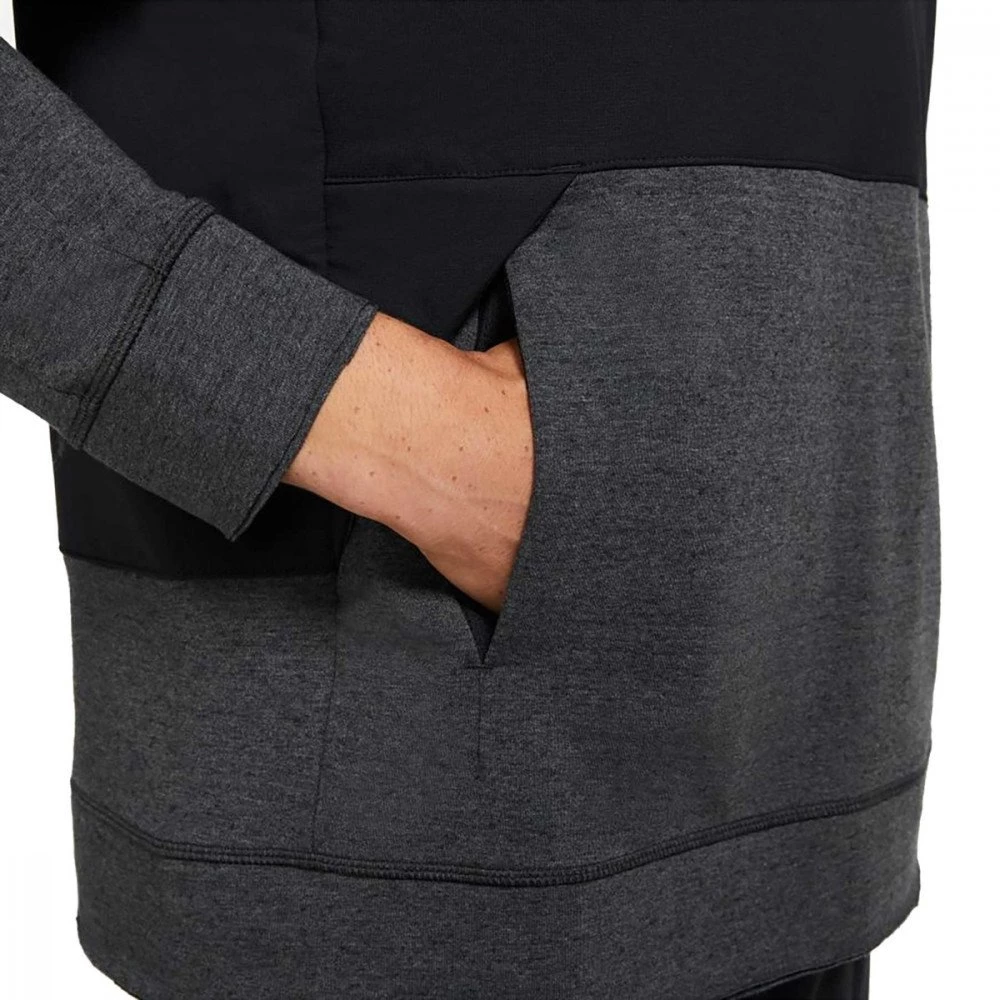 NIKE FELPA CON CAPPUCCIO DRI-FIT STATEMENT YOGA Grigio 4 NIKE FELPA CON CAPPUCCIO DRI-FIT STATEMENT YOGA Grigio - immagine 4
