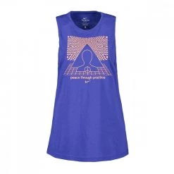 NIKE CANOTTA YOGA GRAPHIC DONNA Viola