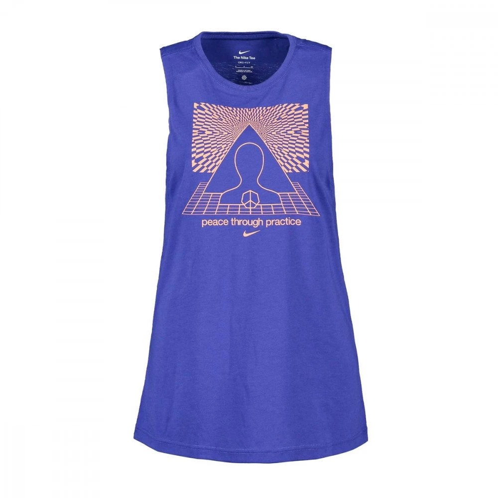 NIKE CANOTTA YOGA GRAPHIC DONNA Viola 1 NIKE CANOTTA YOGA GRAPHIC DONNA Viola