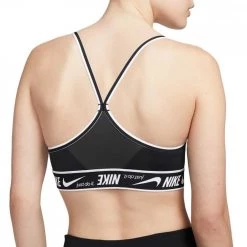 NIKE REGGISENO DRI-FIT INDY LOGO Nero -Negozio online TRAINING E PALESTRA Italia 2022 nike dm0560 reggiseno dri fit indy logo abbigliamento training e palestra donna 044574501 010 2