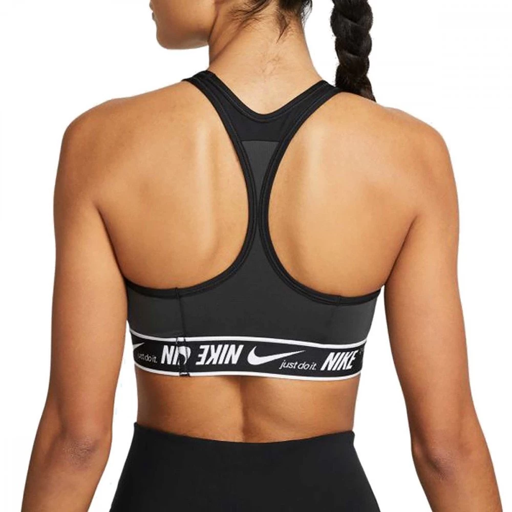 NIKE REGGISENO DRI-FIT SWOOSH Nero 2 NIKE REGGISENO DRI-FIT SWOOSH Nero - immagine 2