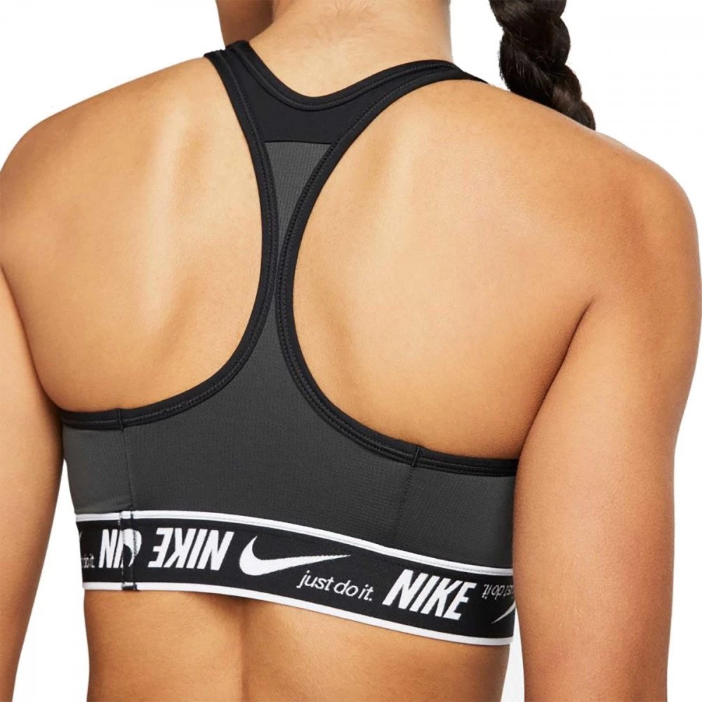 NIKE REGGISENO DRI-FIT SWOOSH Nero 3 NIKE REGGISENO DRI-FIT SWOOSH Nero - immagine 3