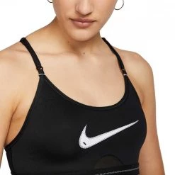 NIKE REGGISENO DRI-FIT INDY GRAPHIC SWOOSH Nero 6 NIKE REGGISENO DRI-FIT INDY GRAPHIC SWOOSH Nero -Negozio online TRAINING E PALESTRA Italia 2022 nike dm0574 reggiseno dri fit indy graphic swoosh abbigliamento training e palestra donna 044574801 010 3