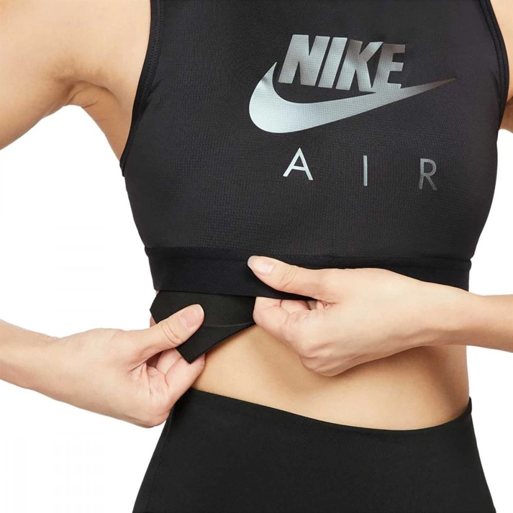 NIKE REGGISENO AIR DRI-FIT SWOOSH Nero 3 NIKE REGGISENO AIR DRI-FIT SWOOSH Nero - immagine 3