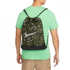 NIKE GYMSACK BRASILIA Verde -Negozio online TRAINING E PALESTRA Italia 2022 nike dm2407 gymsack brasilia borse training e palestra uomo 046360401 355 4
