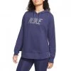 NIKE FELPA CON CAPPUCCIO DRI-FIT GRAPHIC DONNA Blu