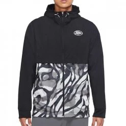 NIKE GIACCA DRI-FIT SPORT CLASH Nero