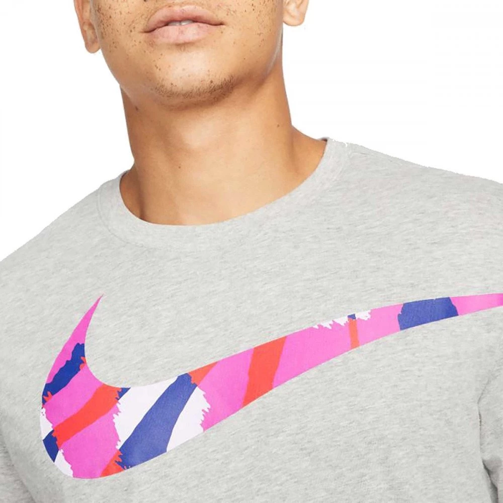 NIKE T-SHIRT DRI-FIT SPORT CLASH Grigio 3 NIKE T-SHIRT DRI-FIT SPORT CLASH Grigio - immagine 3