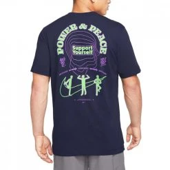 NIKE T-SHIRT DRI-FIT STORY PACK Blu -Negozio online TRAINING E PALESTRA Italia 2022 nike dm5680 t shirt dri fit story pack abbigliamento training e palestra uomo 044579101 498 2