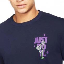 NIKE T-SHIRT DRI-FIT STORY PACK Blu -Negozio online TRAINING E PALESTRA Italia 2022 nike dm5680 t shirt dri fit story pack abbigliamento training e palestra uomo 044579101 498 3