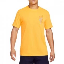 NIKE T-SHIRT DRI-FIT STORY PACK Giallo
