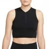 CANOTTA CROP NIKE PRO DRI-FIT DONNA Nero