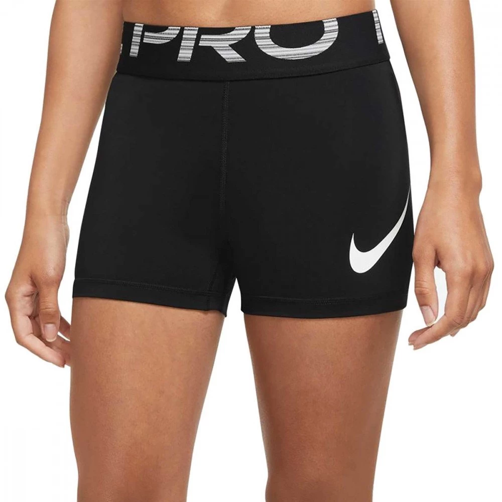 SHORT NIKE PRO DRI-FIT GRAPHIC DONNA Nero