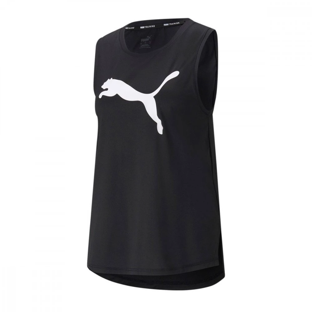 PUMA CANOTTA TRAINING LOGO DONNA Nero 1 PUMA CANOTTA TRAINING LOGO DONNA Nero