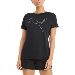 PUMA T-SHIRT TRAINING LOGO DONNA Nero 6 PUMA T-SHIRT TRAINING LOGO DONNA Nero -Negozio online TRAINING E PALESTRA Italia 2022 puma 520260 t shirt training logo donna abbigliamento training e palestra donna 045351401 01 3