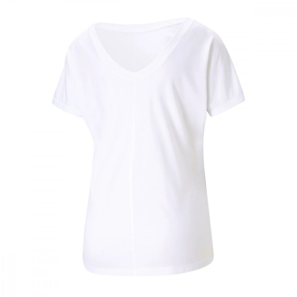 PUMA T-SHIRT TRAINING LOGO DONNA Bianco 2 PUMA T-SHIRT TRAINING LOGO DONNA Bianco - immagine 2