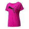 PUMA T-SHIRT TRAINING LOGO DONNA Fucsia