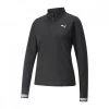 PUMA FELPA 1/2 ZIP STRONG DONNA Nero