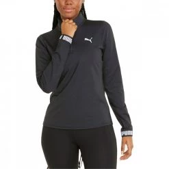 PUMA FELPA 1/2 ZIP STRONG DONNA Nero -Negozio online TRAINING E PALESTRA Italia 2022 puma 521839 felpa 1 2 zip strong donna abbigliamento training e palestra donna 045353901 01 3