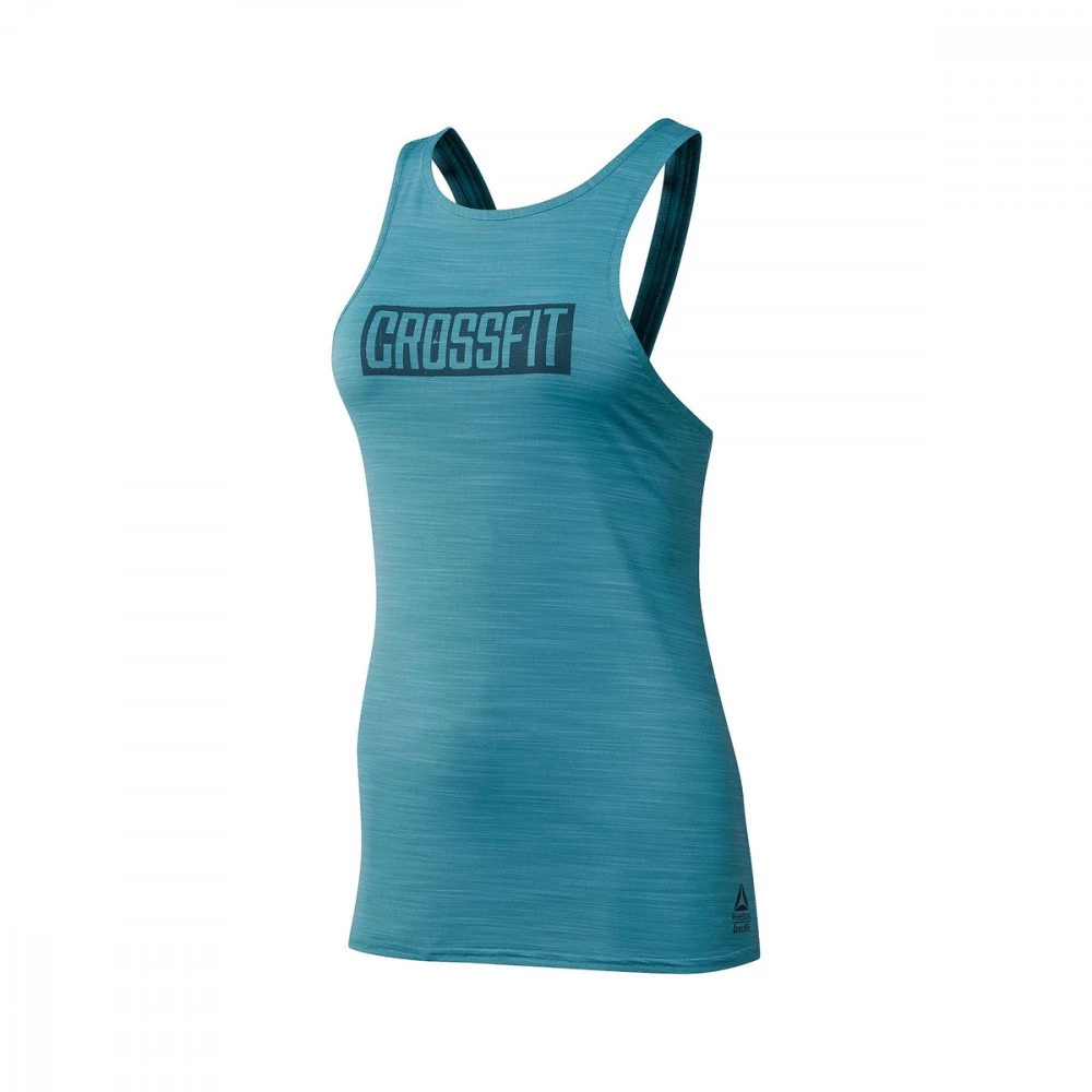 REEBOK CANOTTA CROSSFIT® ACTIVCHILL TOP DONNA Azzurro 1 REEBOK CANOTTA CROSSFIT® ACTIVCHILL TOP DONNA Azzurro