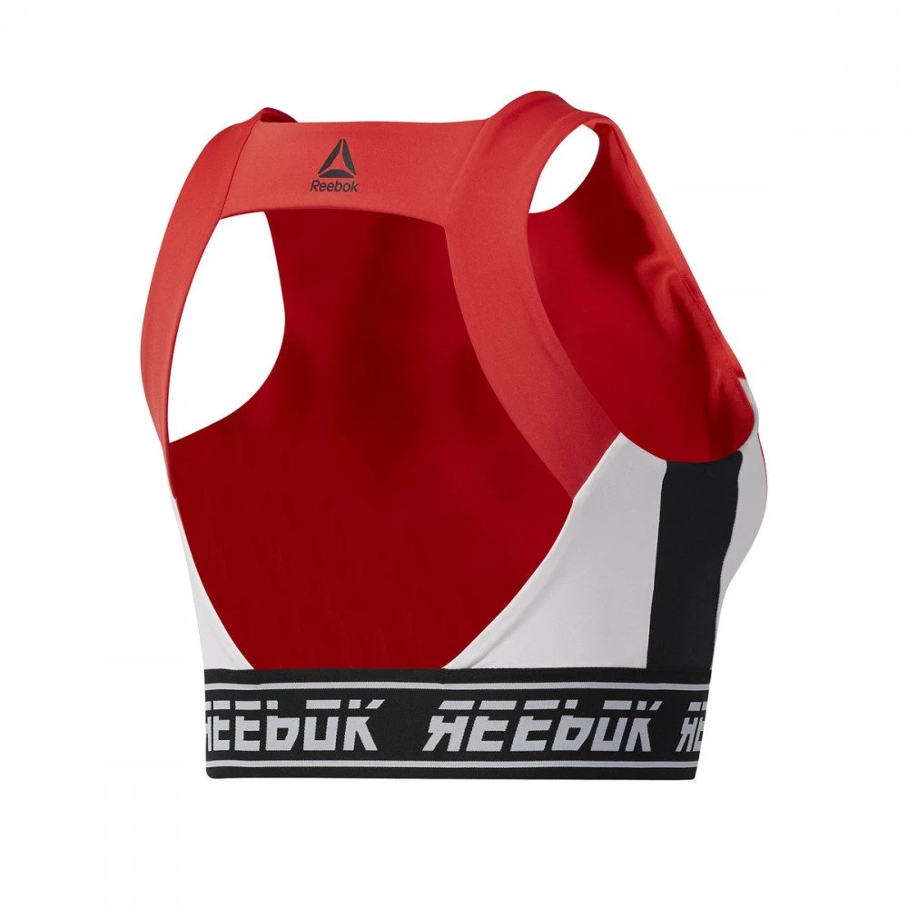 REEBOK BRALETTE WOR MYT Rosso 2 REEBOK BRALETTE WOR MYT Rosso - immagine 2