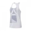 REEBOK CANOTTA GRAPHIC TANK DONNA Bianco