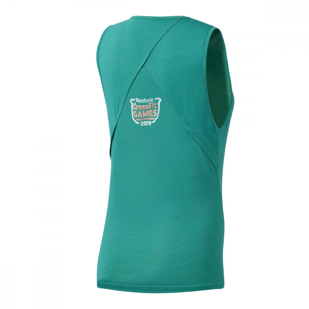 REEBOK CANOTTA CROSSFIT® GAMES DONNA Verde 2 REEBOK CANOTTA CROSSFIT® GAMES DONNA Verde - immagine 2