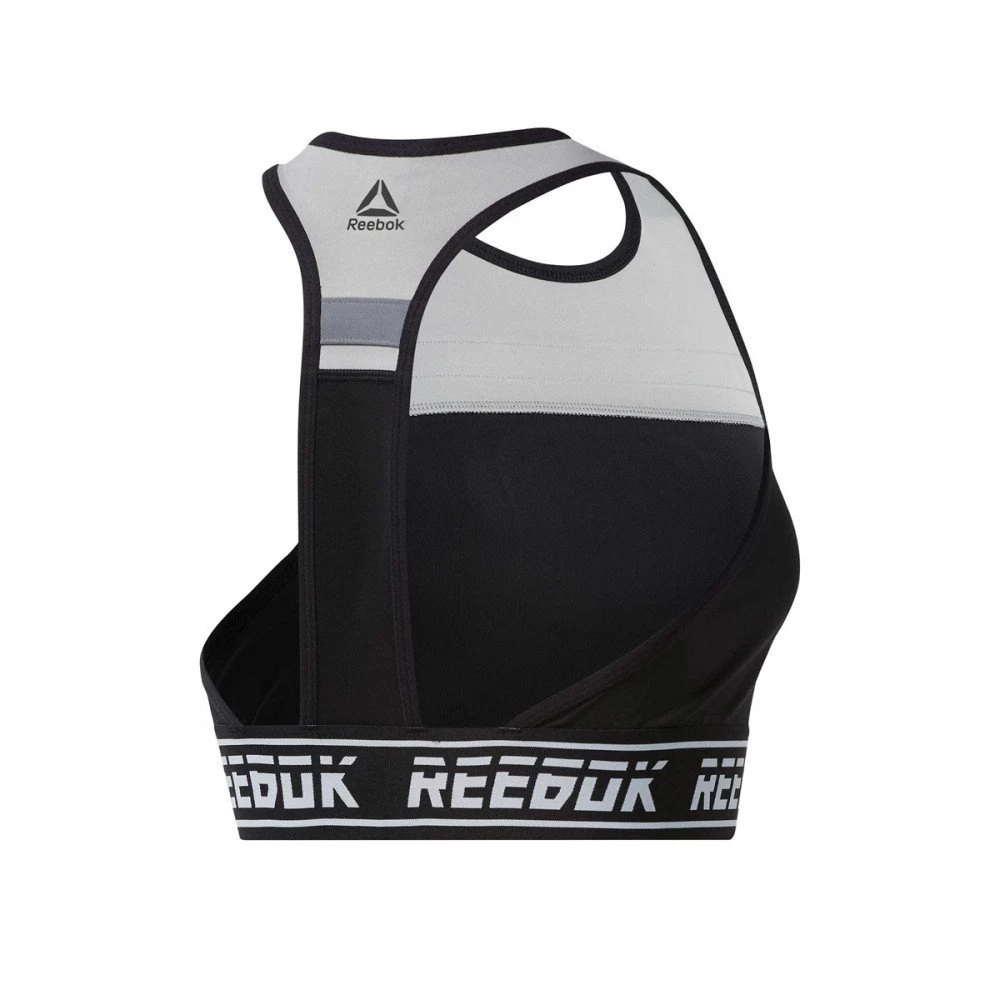 REEBOK BRALETTE MYT Nero 2 REEBOK BRALETTE MYT Nero - immagine 2