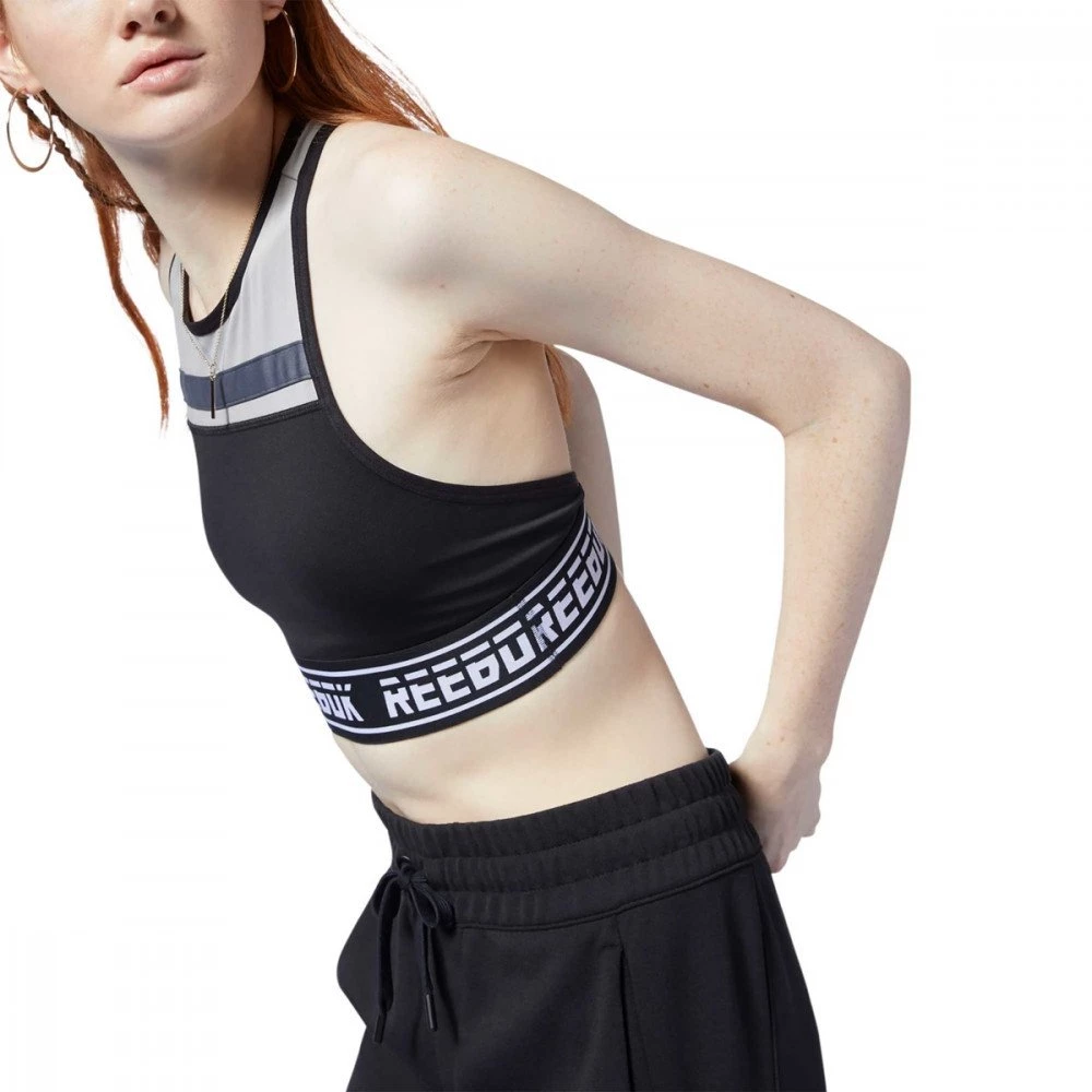 REEBOK BRALETTE MYT Nero 5 REEBOK BRALETTE MYT Nero - immagine 5