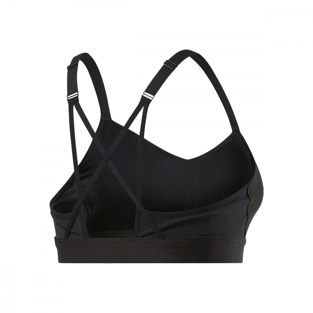 REEBOK REGGISENO HERO STRAPPY Nero 2 REEBOK REGGISENO HERO STRAPPY Nero - immagine 2
