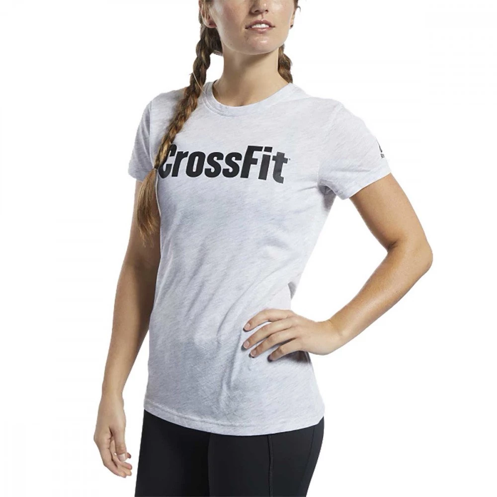REEBOK T-SHIRT CROSSFIT® READ DONNA Grigio 2 REEBOK T-SHIRT CROSSFIT® READ DONNA Grigio - immagine 2