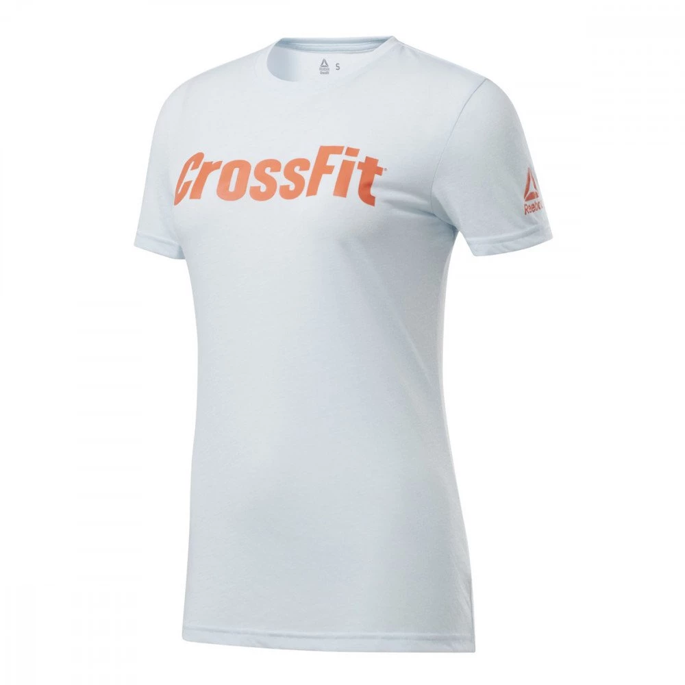 REEBOK T-SHIRT CROSSFIT® READ DONNA Azzurro 1 REEBOK T-SHIRT CROSSFIT® READ DONNA Azzurro