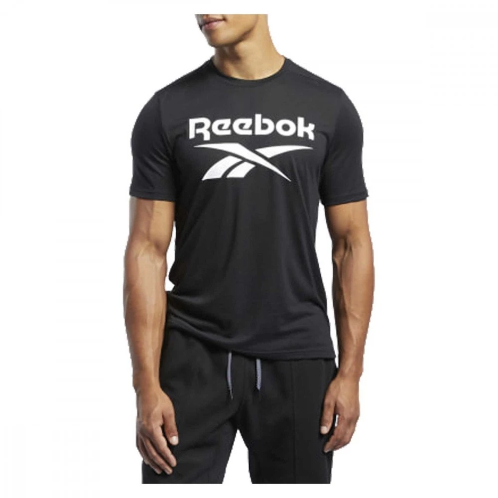 REEBOK T-SHIRT WORKOUT READY SUPREMIUM Nero 4 REEBOK T-SHIRT WORKOUT READY SUPREMIUM Nero - immagine 4
