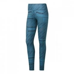 REEBOK LEGGINGS WORKOUT ALLOVER PRINT DONNA Verde