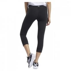 REEBOK LEGGINGS LUX 3/4 DONNA Nero -Negozio online TRAINING E PALESTRA Italia 2022 reebok fp9201 leggings lux 3 4 donna abbigliamento training e palestra donna 040889001 blk 4