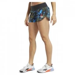 REEBOK SHORT CROSSFIT® PRINT DONNA Multicolor -Negozio online TRAINING E PALESTRA Italia 2022 reebok fs7621 short crossfit print donna abbigliamento training e palestra donna 040890001 green 4