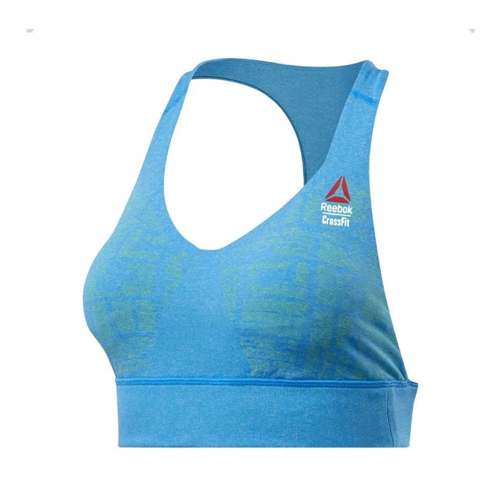 REEBOK REGGISENO CROSSFIT® GAME MYOKNIT Azzurro 1 REEBOK REGGISENO CROSSFIT® GAME MYOKNIT Azzurro