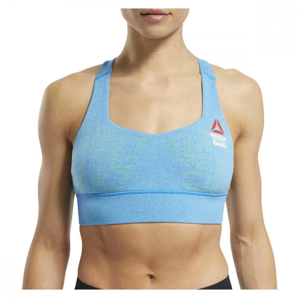 REEBOK REGGISENO CROSSFIT® GAME MYOKNIT Azzurro 3 REEBOK REGGISENO CROSSFIT® GAME MYOKNIT Azzurro - immagine 3