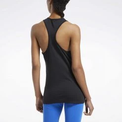 REEBOK CANOTTA TRAINING ESSENTIALS GRAPHIC DONNA Nero -Negozio online TRAINING E PALESTRA Italia 2022 reebok fu2337 canotta training essentials graphic donna abbigliamento training e palestra donna 042009301 blk 4